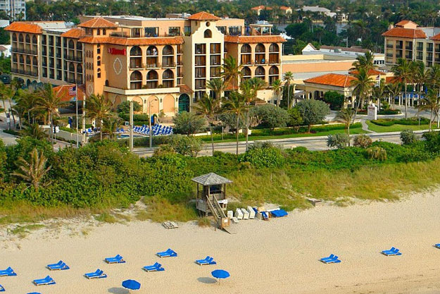 Delray Beach Marriott hotel on the beach in Florida