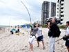 Jimmy Bois fighting a blacktip shark during the 2009 Blacktip Challenge shark fishing tournament in Florida