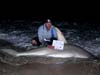 Billy Centrone with a great hammerhead shark caught during the 2012 Blacktip Challenge shark fishing tournament in Florida