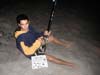 Steven Stallings fighting a blacktip shark during the 2012 Blacktip Challenge shark fishing tournament in Florida